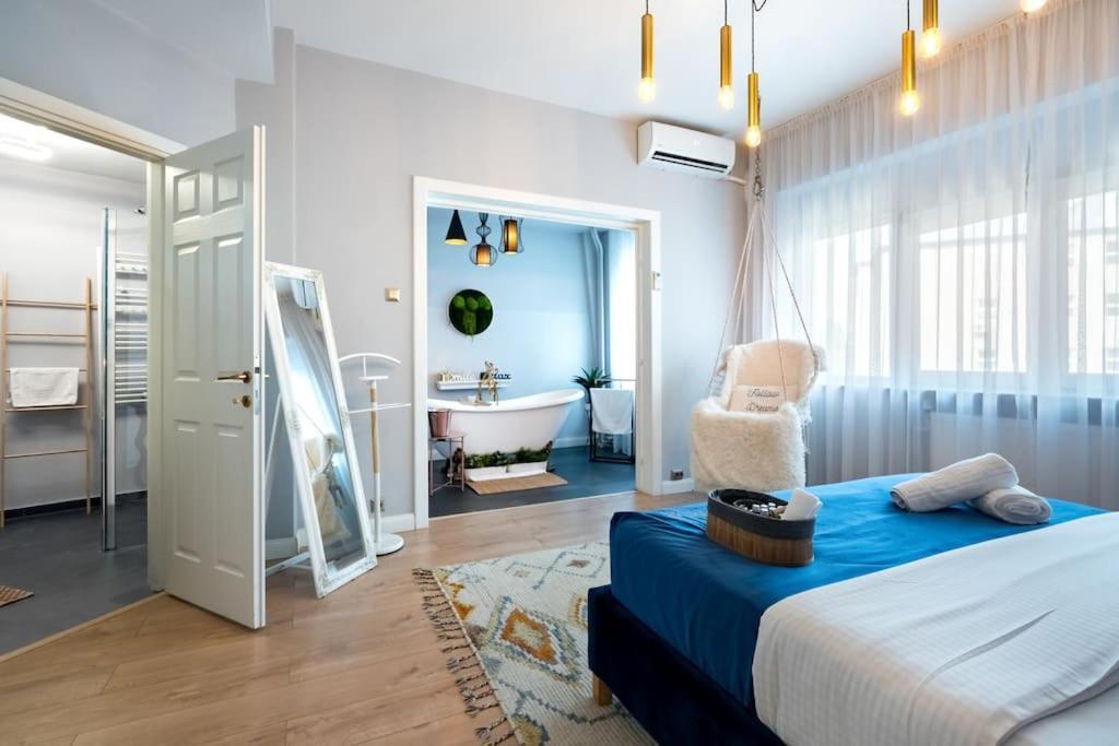 Intercontinental Apart - Massage Terrace Fireplace Bukareszt Zewnętrze zdjęcie